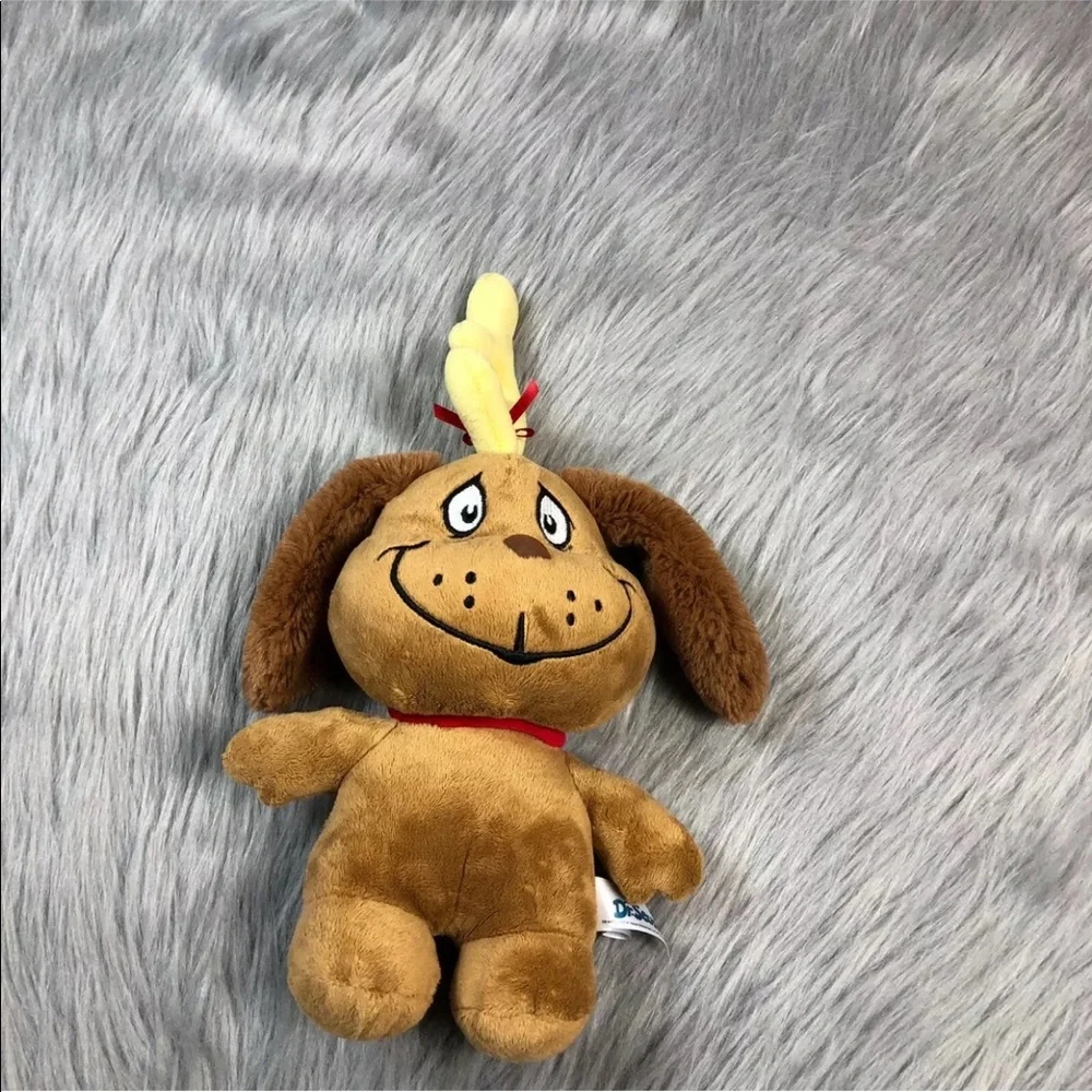 Dr Seuss Aurora Grinch Max Stuffed Plush Xmas Toy